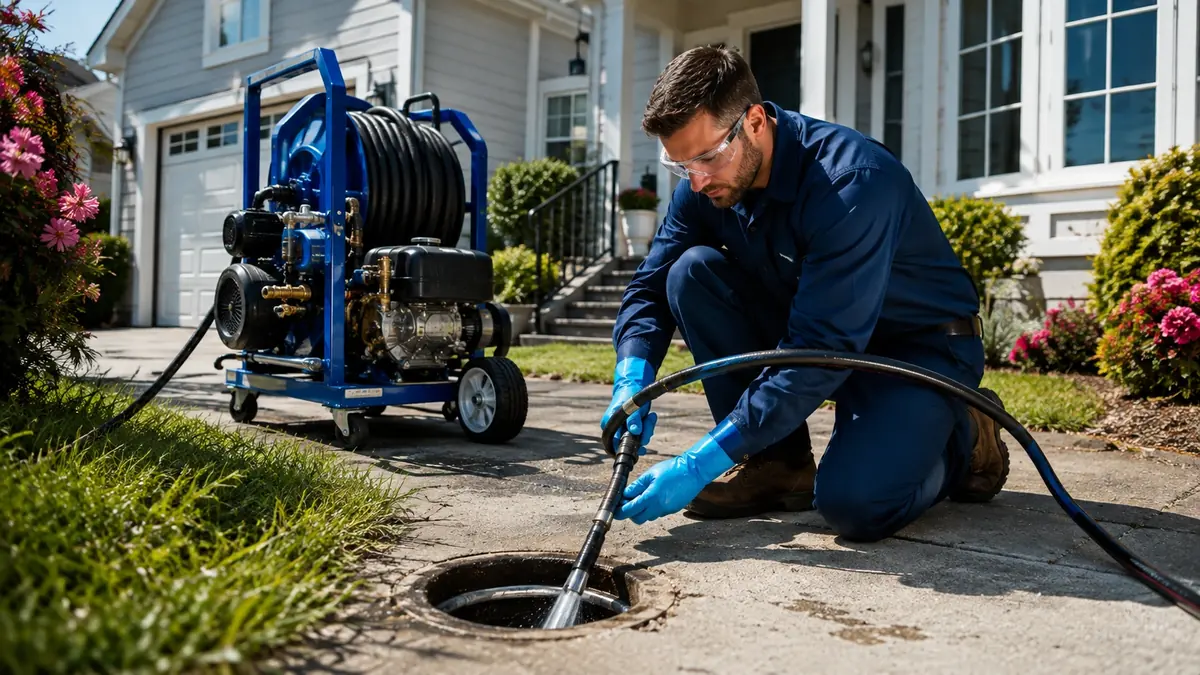 Residential Hydro Jet Drain Cleaning in Santa Clarita