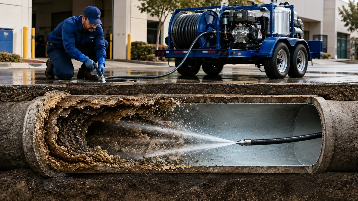 Sewer Pipe Descaling in Santa Clarita